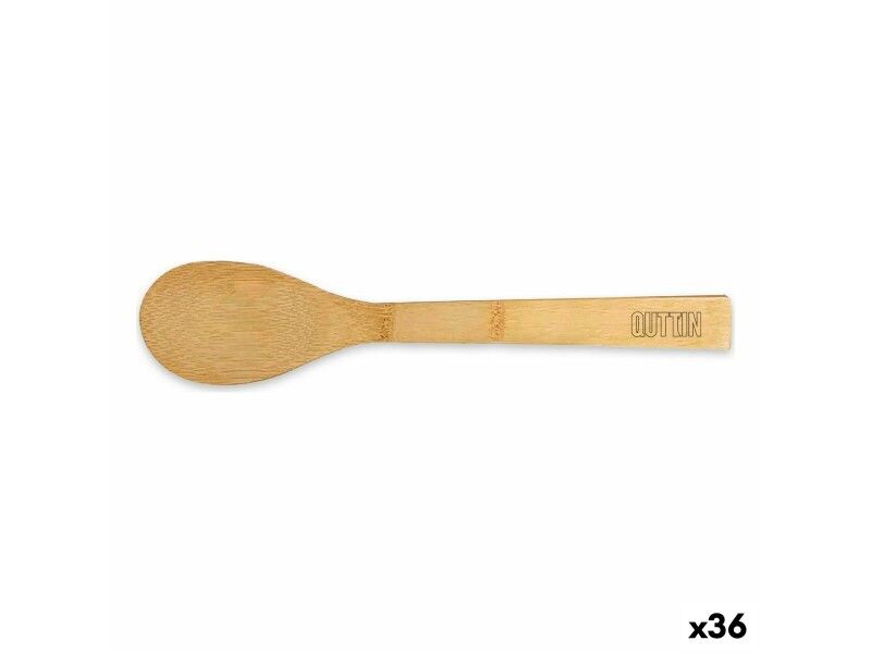 Łyżka Quttin Bambus 30 x 6,2 x 0,8 cm (36 Sztuk)