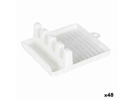 Podstawka na Przybory Kuchenne Quttin Biały 14 x 12,5 cm (48 Sztuk)