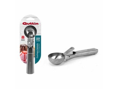 Łyżka do lodów Quttin 62955 Stal nierdzewna Srebrzysty 18 x 5 x 4 cm (12 Sztuk)