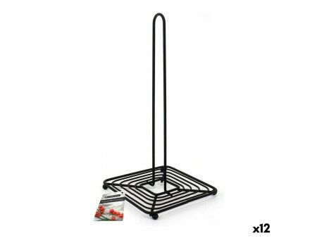Uchwyt na papier kuchenny Confortime 66401 Czarny 15 x 15 x 30,5 cm (12 Sztuk)