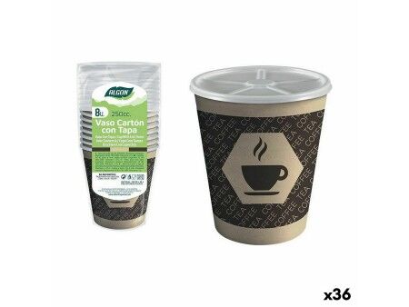 Zestaw kieliszków Algon Karton Kawa 8 Części 250 ml (36 Sztuk)