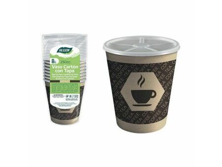 Zestaw kieliszków Algon Karton Kawa 8 Części 250 ml (36 Sztuk)