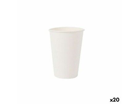 Zestaw kieliszków Algon Karton Biały 45 Części 220 ml (20 Sztuk)