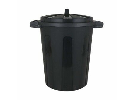 Kosz na Śmieci Dem 100 L Czarny 64 x 54 x 68 cm (3 Sztuk)