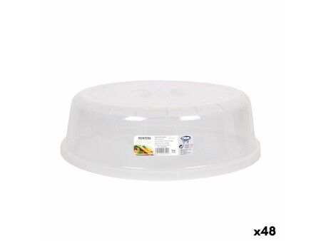 Osłona do kuchenki mikrofalowej Dem Montera Przezroczysty Plastikowy 24 x 24 x 7 cm (48 Sztuk)