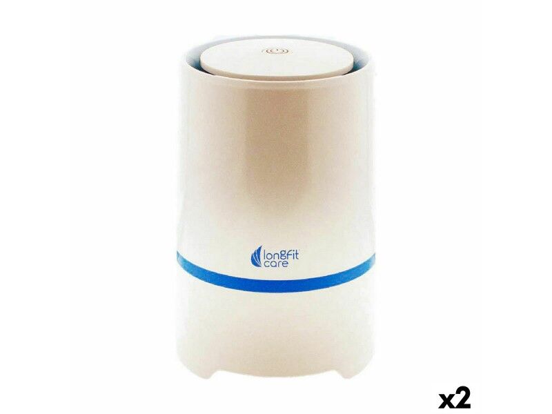 Urządzenie do oczyszczania powietrza LongFit Care Ø 12,5 X 19,4 cM (2 Sztuk)