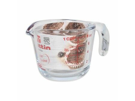 Dzbanek Pomiarowy Quttin 250 ml Szkło (6 Sztuk)