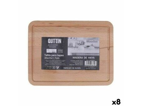 Deska do krojenia Quttin 30 x 23 x 1,7 cm (8 Sztuk)