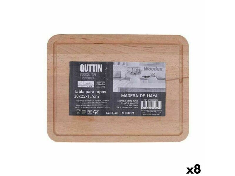 Deska do krojenia Quttin 30 x 23 x 1,7 cm (8 Sztuk)