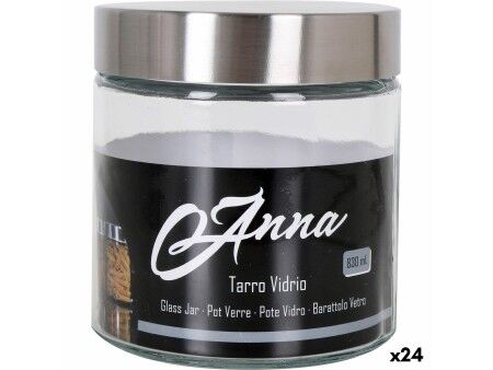 Soik Anna 830 ml Szkło Stal (24 Sztuk)