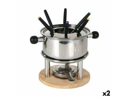 Zestaw do fondue Santa Clara Stal nierdzewna (2 Sztuk)