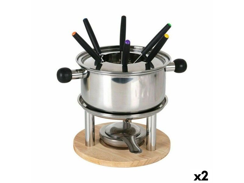 Zestaw do fondue Santa Clara Stal nierdzewna (2 Sztuk)