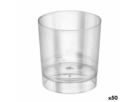 Zestaw Kieliszków Algon Wielokrotnego użytku Przezroczysty 10 Części 35 ml (50 Sztuk)