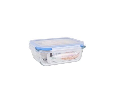 Hermetyczne pudełko na lunch Quttin Prostokątny 375 ml (12 Sztuk)