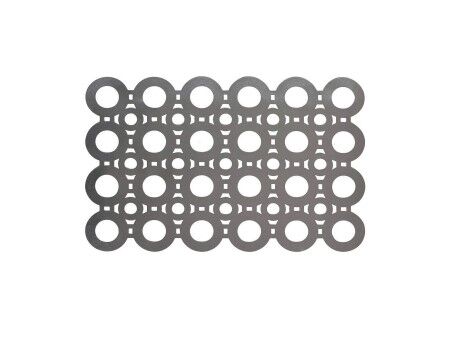 Podkładki na stół Viejo Valle PVC Srebrzysty 45 x 30 cm (24 Sztuk)