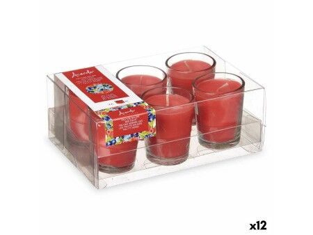 Zestaw świec Acorde 48-A-AR Czerwone jagody szklanka/kieliszek (12 Sztuk)