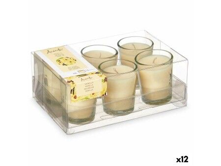 Zestaw świec Acorde 48-C-AR Wanilia szklanka/kieliszek (12 Sztuk)