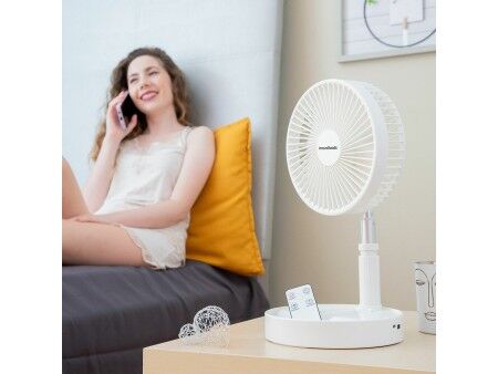 Składany Wentylator Akumulatorowy 3 w 1 Fandle InnovaGoods Ø7,7'' 7200 mAh