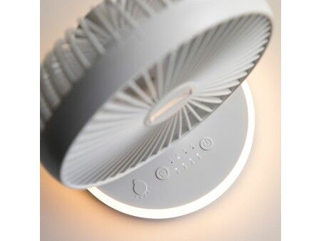 Akumulatorowy wentylator biurkowy z diodami LED FanLed InnovaGoods Ø6,6'' 4000 mAh