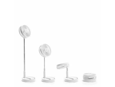 Składany Wentylator Akumulatorowy 3 w 1 Fandle InnovaGoods Ø7,7'' 7200 mAh