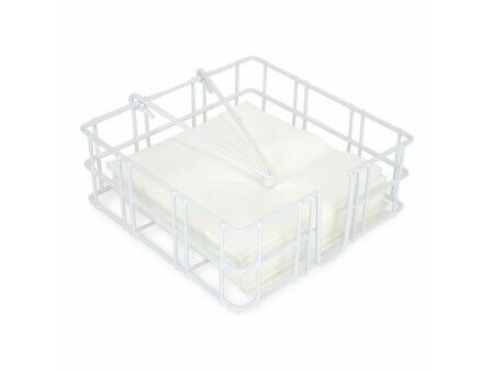 uchwyt do serwetek Confortime Biały 18 x 18 x 6,5 cm (12 Sztuk)
