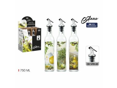 Buteleczka na oliwę Anna Szkło 750 ml (12 Sztuk)