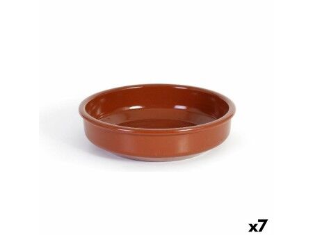 Garnek Azofra Terakota 23 x 23 x 5,5 cm (7 Sztuk)