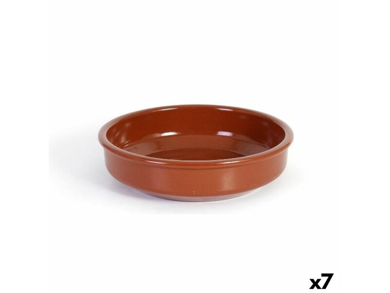 Garnek Azofra Terakota 23 x 23 x 5,5 cm (7 Sztuk)