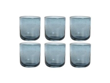 Zestaw kieliszków Home ESPRIT Niebieski Szkło 320 ml (6 Sztuk)