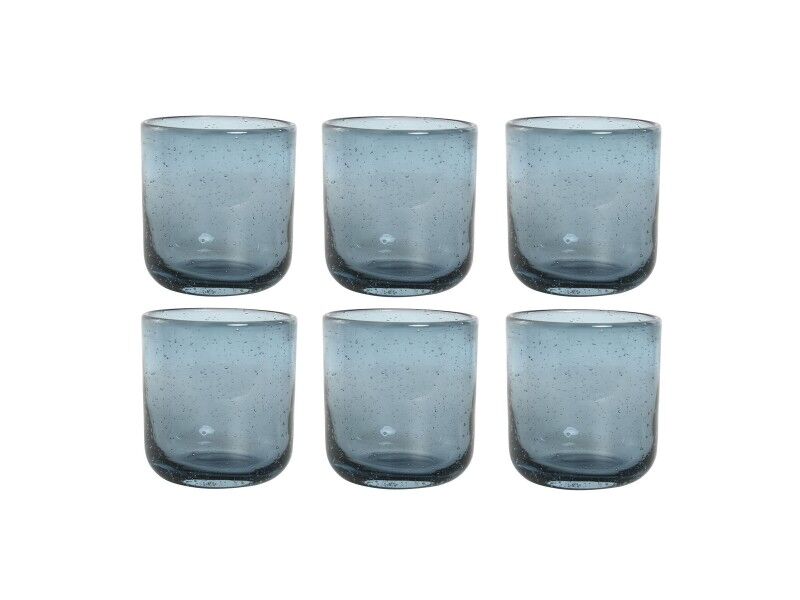 Zestaw kieliszków Home ESPRIT Niebieski Szkło 320 ml (6 Sztuk)