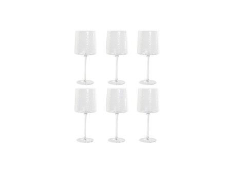 Zestaw kubków Home ESPRIT Przezroczysty Szkło 9,6 x 9,6 x 22,5 cm (6 Sztuk)