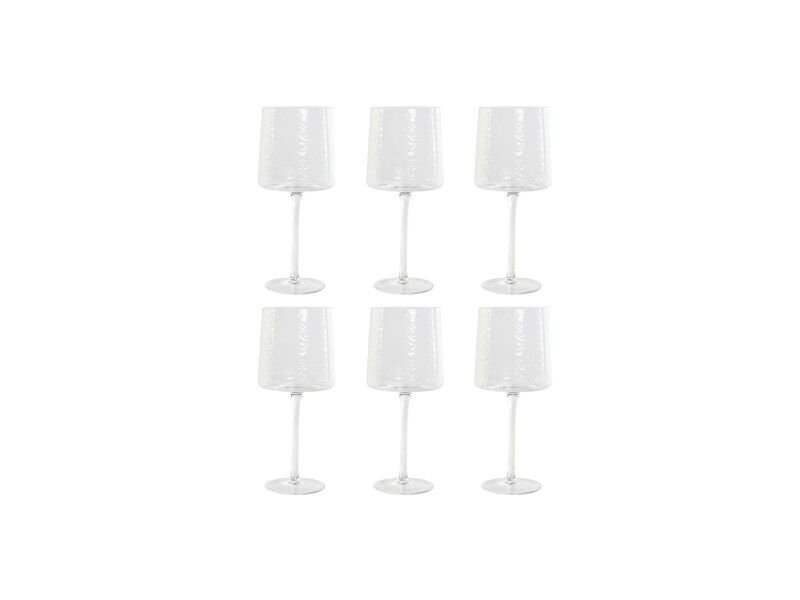 Zestaw kubków Home ESPRIT Przezroczysty Szkło 9,6 x 9,6 x 22,5 cm (6 Sztuk)