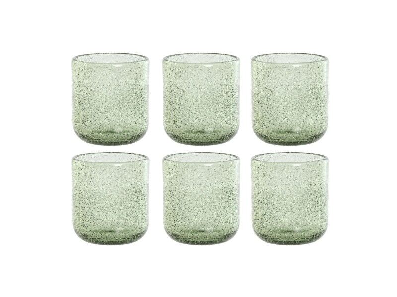 Zestaw kieliszków Home ESPRIT Kolor Zielony Szkło 320 ml (6 Sztuk)