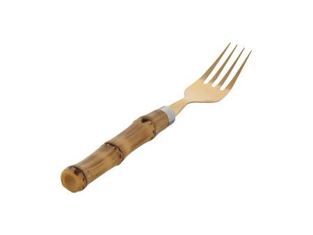 Zastawa stołowa Home ESPRIT Złoty Naturalny Stal nierdzewna ABS 3 x 2 x 16 cm 24 Części