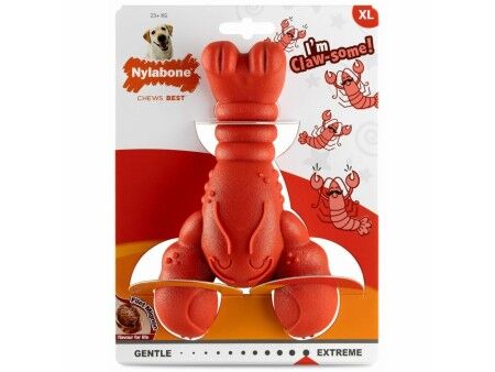 Gryzak dla psa Nylabone Czerwony Mięso wołowe Sztuczna XL