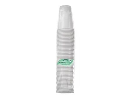 Zestaw kieliszków Inde Biały 300 ml 50 Części (18 Sztuk)