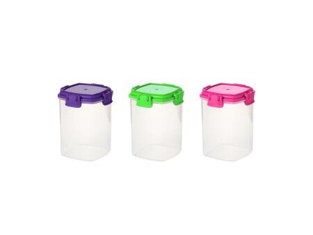 Set Pojemników na Lunch Privilege 140 ml 6,8 x 5 x 5 cm 3 Części (24 Sztuk)