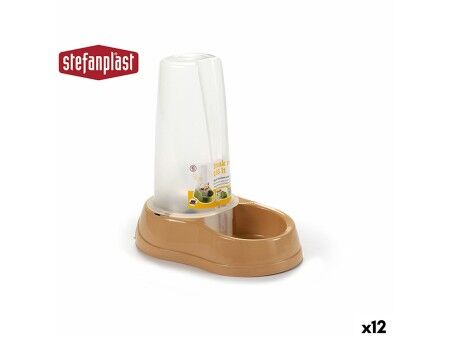 Karmnik dla Zwierząt Stefanplast 04093 Beżowy Plastikowy 650 ml 12 x 19,5 x 19 cm (12 Sztuk)