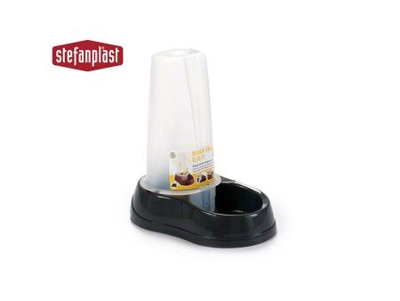 Karmnik dla Zwierząt Stefanplast 04092 Przezroczysty Ciemny szary Plastikowy 650 ml 12 x 19,5 x 19 cm (12 Sztuk)
