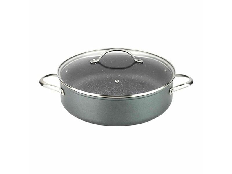 Garnek z Pokrywką Fagor Szary Ø 28 cm Kute aluminium