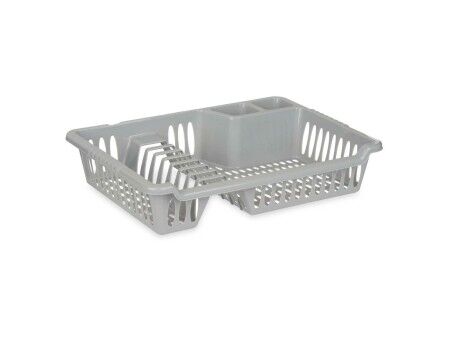 Ociekacz do Naczyń Kinvara YMA04 1098 01 Srebrzysty 40 x 8 x 29,5 cm (24 Sztuk)