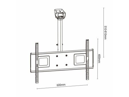 Uchwyt na TV TM Electron 32" - 65" 60 Kg