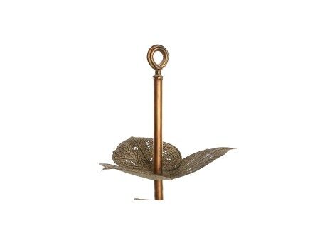 Miska na Owoce DKD Home Decor Złoty Metal 42 x 42 x 80 cm