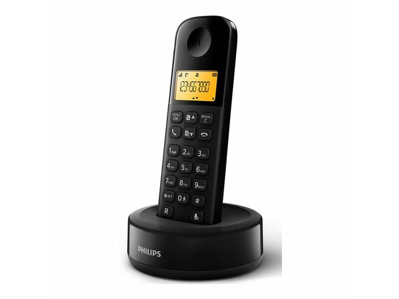 Telefon Bezprzewodowy Philips D1601B/34 1,6" 300 mAh GAP Czarny