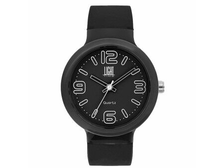 Zegarek Unisex Light Time EUROPE Czarny (Ø 40 mm)