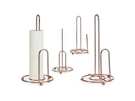 Uchwyt na Ręczniki Kuchenne Kinvara CN-W3803 Miedź Stal 15,5 x 32 x 16 cm (12 Sztuk)