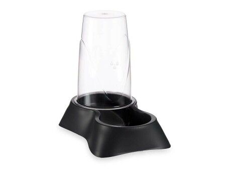 Karmnik dla Zwierząt Dozownik Czarny polipropylen 3,5 L 21,5 x 32,5 x 32,5 cm (4 Sztuk)