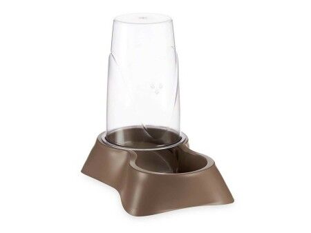 Karmnik dla Zwierząt Dozownik Brązowy polipropylen 3,5 L 21,5 x 32,5 x 32,5 cm (4 Sztuk)