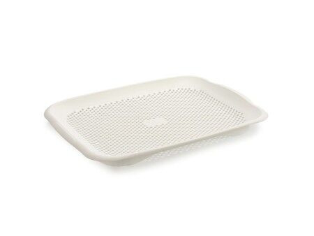 Ociekacz Biały Plastikowy 27 x 3 x 36,3 cm (24 Sztuk)