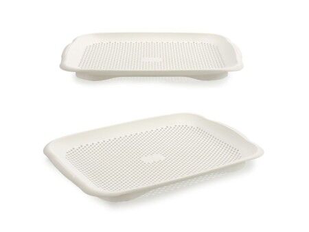 Ociekacz Biały Plastikowy 27 x 3 x 36,3 cm (24 Sztuk)